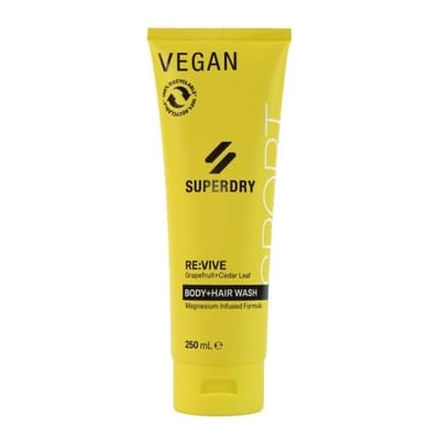 Superdry Sport RE:vive Body + hair wash 250 Milliliter