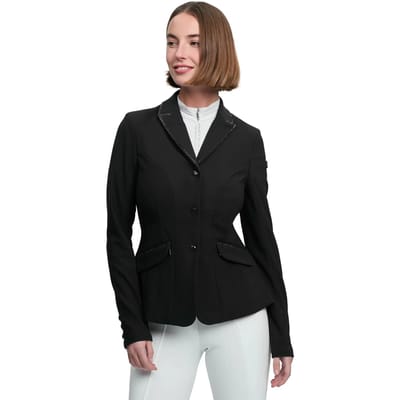 LeMieux Brilliance Diana Wedstrijdjas met Strass Dames M Zwart