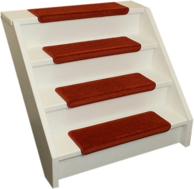 Elite Trapmatten - 15 stuks - Elite-Soft donker Oranje - 62x19x3,5cm - Rechthoekig