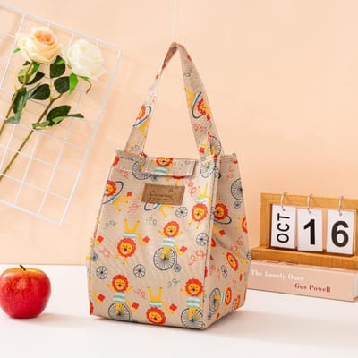 Mode Geïsoleerde Lunchtassen Voor Mannen Vrouwen Ontbijt Lunchbox Organizer Waterdicht Kamperen Voedsel Drank Koeltas Picknick Reizen
