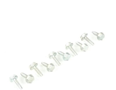 Lot 10 Vis à collerette gris Ø4x12mm pour scooter Peugeot 50 St Rapido 704951