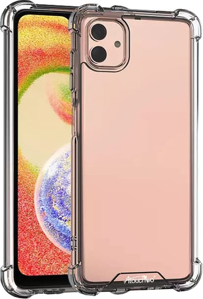 Schokbestendig Hoesje - Crystal Clear Back Cover Geschikt voor: Samsung Galaxy A05 | Transparante achterkant PC & TPU Bumper