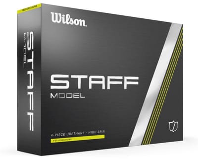 Wilson Staff Model Golfballen 2024 - Geel - 12 Stuks