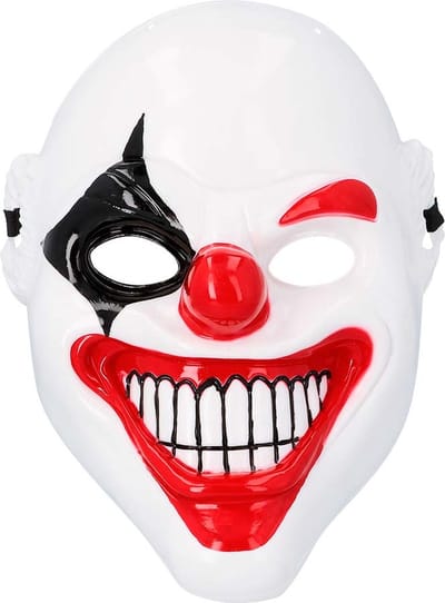 Boland - Masker Horror clown - Volwassenen - Clown - Halloween accessoire - Horror
