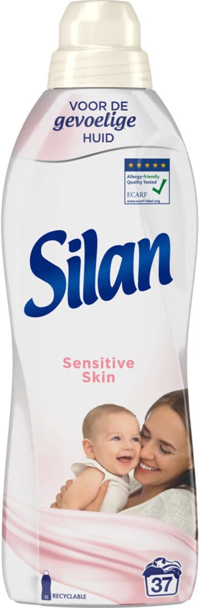 Silan Wasverzachter Sensitive 37 Wasbeurten - 6 x 851 ml - Voordeelverpakking