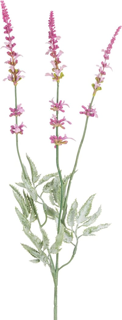 Easyplants | Kunsttak Lavendel 66 cm paars | Zijde | Nepbloemen | paars | Onderhoudsvrij | Kant-en-klaar