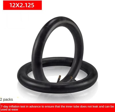 Fiets Binnenbanden Set (2 Stuks) met Ventiel - Geschikt voor 12 t/m 26 Inch Wielen en Verschillende Bandenmaten