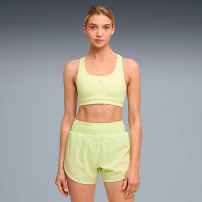 Puma 4keeps Sportbeha Met Medium Impact Geel S Vrouw