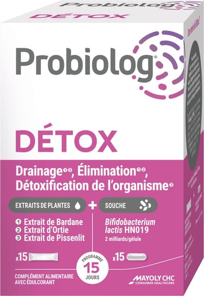 Mayoly Spindler Biotics Detox 15 Sticks + 15 Capsules