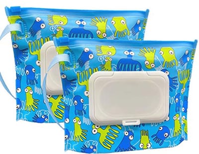 Draagbare Navulbare Babydoekjes Dispenser - Compacte Natte Doekjes Houder voor Onderweg