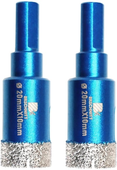 Diamant Kernboor Set - 2 Stuks Gatenzagen voor Tegel, Steen en Graniet
