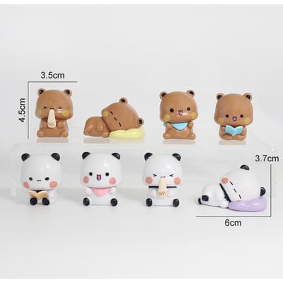 Schattige Bubu Dudu Panda Beer Figuur Speelgoed Verzamelspeelgoed Anime Accessoires Kawaii Beer Pop Ornament Huisdecoratie Verjaardag Kerstcadeau