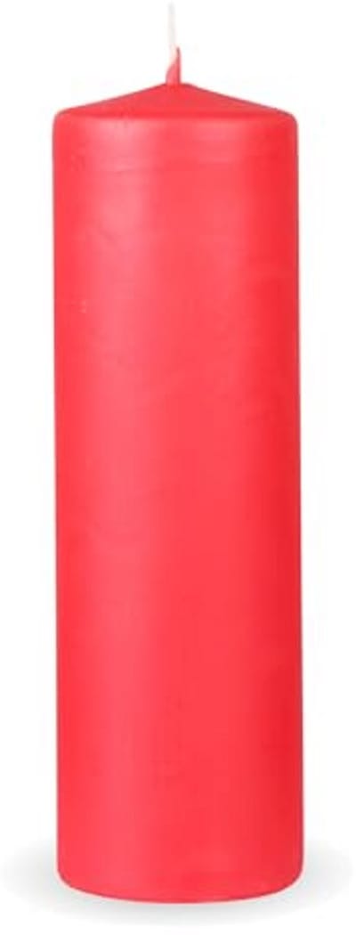 Lange brandduur stompkaarsen Ø7 x 20 cm - ongeparfumeerde kaarsen voor sfeervolle verlichting