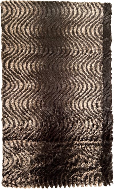 Fashionable Fleece Dames Sjaal / Thermo Scarf | Ronde Warme Sjaal - Bruin