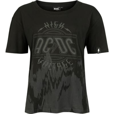 AC/DC T-shirt - EMP Signature Collection - S tot 3XL - voor Vrouwen - zwart