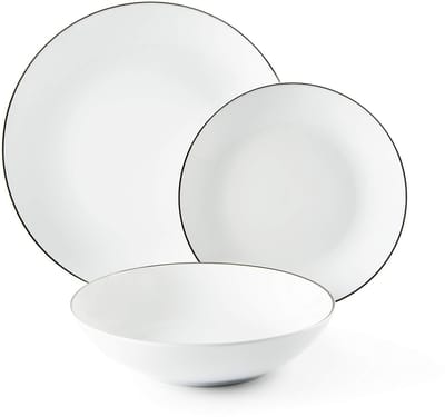 Excelsa SERVEERTAFEL 18 STUKS PLATINA
