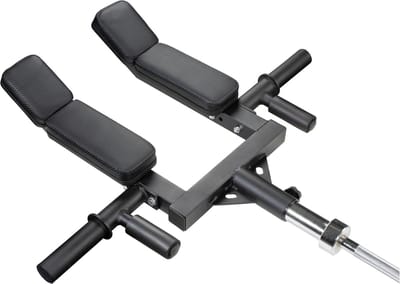 Squat Landmine Attachment - Viking Press - Onderlichaam Training - Natuurlijk Bewegingsbereik - One Size - Zwart en Zilver