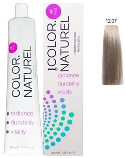 Color Naturel 12.07 Irize Platinum Permanente Haarkleur 100 ml