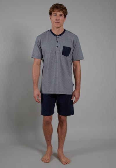 CECEBA Seoul Heren Shortama - Blauw