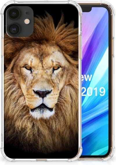 Apple iPhone 11 Case Anti-shock Leeuw