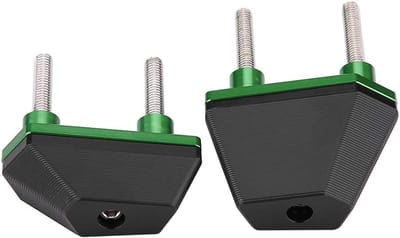 Universele Motorfiets CNC Aluminium Anti-collision Protector - Compatibel met Z800 2013-2016 - Z1000 2007-2009 - Z750 2007-2014 - Groen - Frame Slider