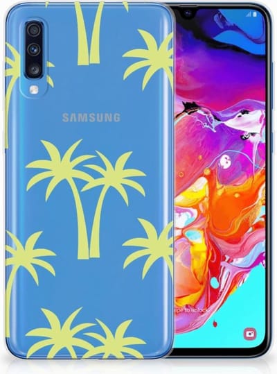 Samsung Galaxy A70 TPU Case Palmtrees