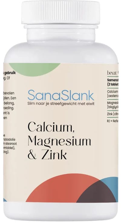 SanaSlank Calcium, Magnesium & Zink - 90 Tabletten