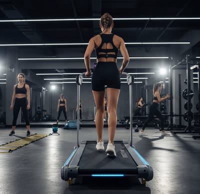 Treadmill Inklapbaar met Helling 140kg – Walkingpad 6% Incline met Handvat – Stil 0.8-8 km/u – Ruim Loopvlak 93×40cm – LED Display & Afstandsbediening – 2.5HP 2-in-1 Loopband voor Thuis & Kantoor – Altameubel