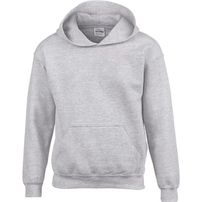 Gildan Heavy Blend™ Classic Fit Youth Hooded Sweatshirt GI18500B - Sport Grey - 9/11 years (L)
