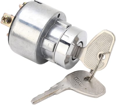 Dailygoody - Tractorcontactschakelaar - Aluminium Vervanging met 2 Sleutels - Betrouwbaar en Duurzaam - Voor M4030 M4700 - Veiligheid en Gebruiks