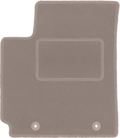 Beige bestuurdersmat voor: Kia Picanto II JE hatchback (2011-2017)