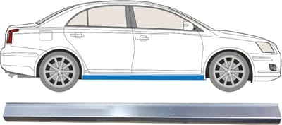 Reparatie dorpel onderste deel voor Toyota Avensis T25 2003-2008