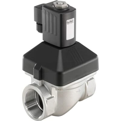Magneetventiel G1'' NC RVS FKM 0-10bar/145psi 24VDC Anti-Waterslag 6213 277311
