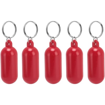 5 Stuks Plastic Sleutelhanger Drijvers Sleutelhanger Drijvende Sleutelhanger voor Zwemmen Strand Uitjes Watersporten