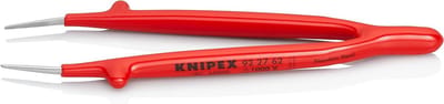 Universele Pincet - Precisie Pincet - Elektronica Reparatie - Geïsoleerde Handgreep - 150 mm - Rood