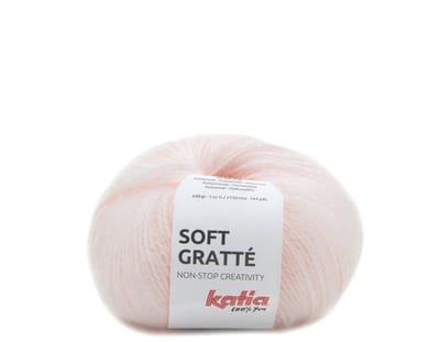 Katia Soft Gratté - 78 babyroze - Mohair-Look Acryl Garen