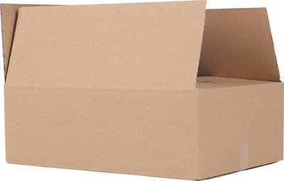 Verzenddoos karton 305x220x100mm EG bruin (A4) fefco 201 - 25 stuks