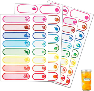 Waterdichte Naamlabels voor Kinderen - Ideaal voor School, Buitenspelen en Vakanties