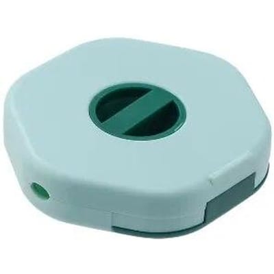 Een Multifunctionele Draagbare Oplader Opbergdoos Kan Worden Gedraaid Met Mobiele Telefoon Standaard Datakabel Waterdichte Afwerking Opwinder groen