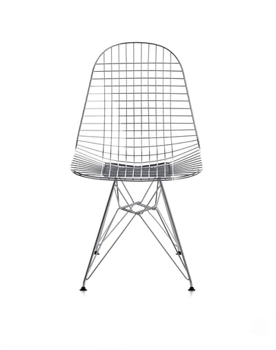 Vitra - Wire Chair DKR - verchroomd - zilver