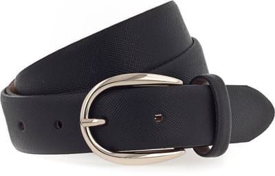 Vanzetti Leren Riem 30mm Leather Belt W110 Black Zwart