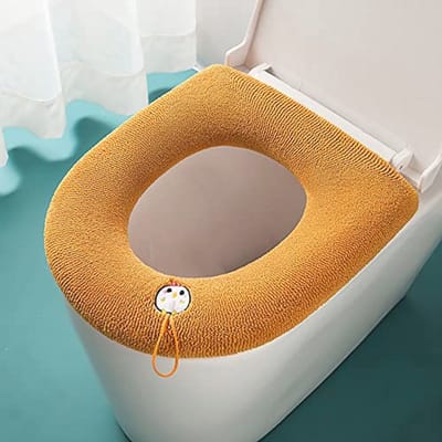 Toilet Seat Cover, Zacht Toilet Seat Kussen Toilet Warmer Stretchable Wasbare Badkamer Toilet Seat Mat