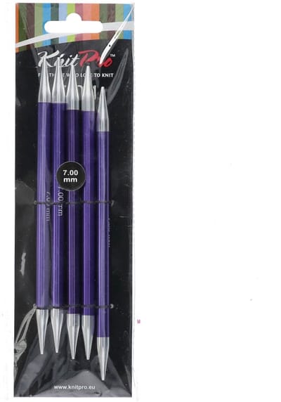 KnitPro Zing sokkennaalden 15cm 7.00mm