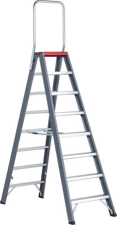 ALTREX Falco 8 treeds - Industrietrap - Dubbel oploopbaar - Werkhoogte 3.90m - Opberghoogte 2.02m