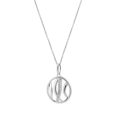 Orphelia Dames 925 Sterling Zilver Ketting met Hanger - Zilver ZH-4768