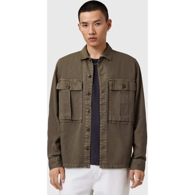 AllSaints Albyn Ls Shirt Pastoral Green Taglia: XS | Camicie Casual Outlet | Uomo | Verde