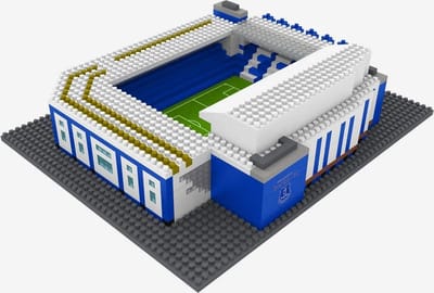 Everton FC - 3D Mini BRXLZ miniatuur stadion - Goodison Park - 18x13x8 centimeter