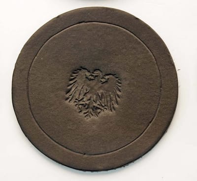 Ronde leren onderzetters zwart Fenix vogel set van 6 stuks - lederen onderzetters zwart - onderzetters fenix - 100% lederen onderzetters vogels - leuke dieren onderzetters voor glazen - mooie onderzetters