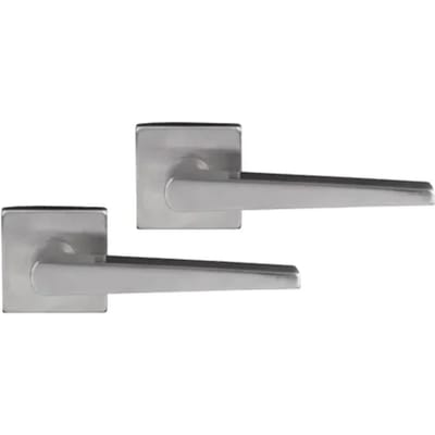 Differnz Deurkruk Rotterdam Sc010 - Mat Chroom - Rvs - 38-45mm - Set Van 2