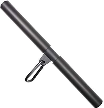 SnelShoppen - Rotating Straight Rod Cable Multi Gym Attachments - Biceps Triceps Bar met Carabiner - Sterke Grip - Voor Thuis Fitness - Trainen van Ru